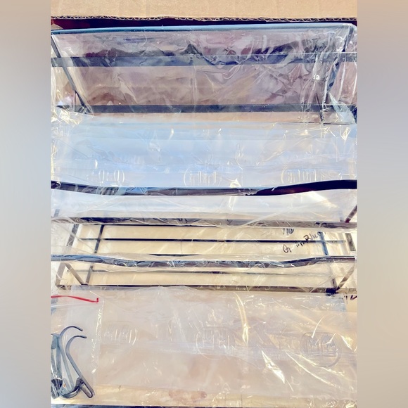 2 Pack Multifunctional Shower Caddy Organizer Bathroom Kitchen Shelves Black NEW - Picture 8 of 14